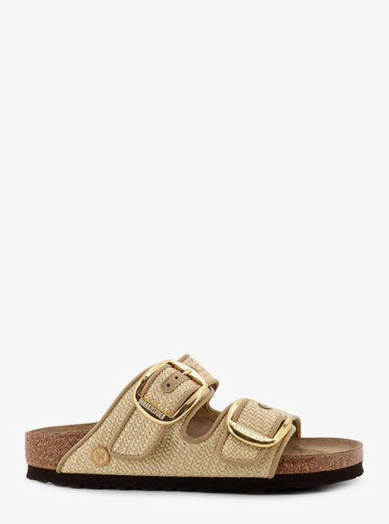 Birkenstock Arizona Big Raffia Sandals Beige