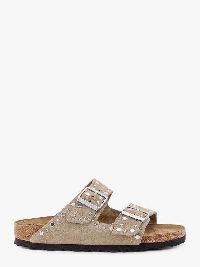 Birkenstock Arizona Suede Sandals With Studs Marrone