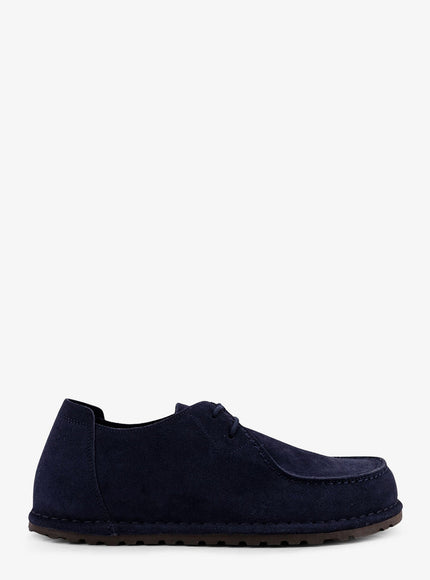 Birkenstock Utti Suede Lace-Up Shoes Navy