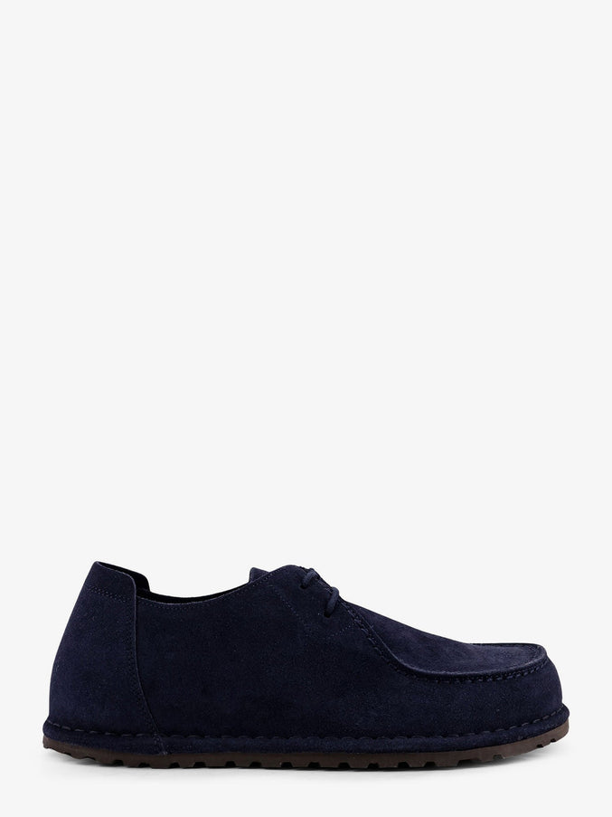 Birkenstock Utti Suede Lace-Up Shoes Navy