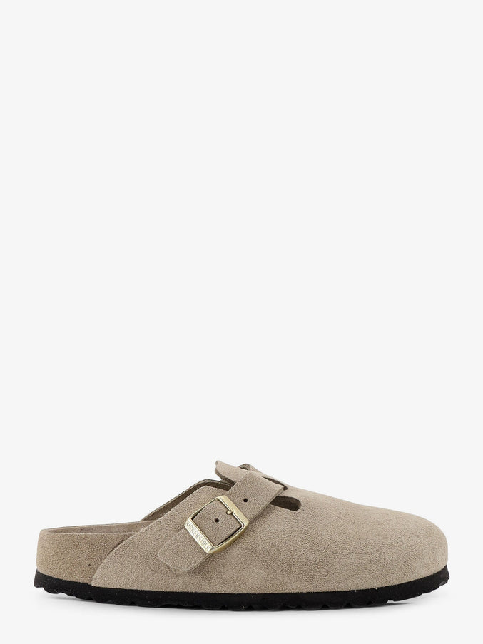 Birkenstock Boston Suede Sandals Beige