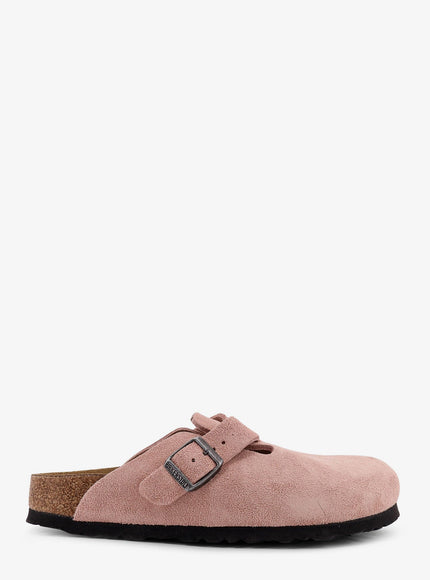 Birkenstock Suede Boston Sandals Rosa