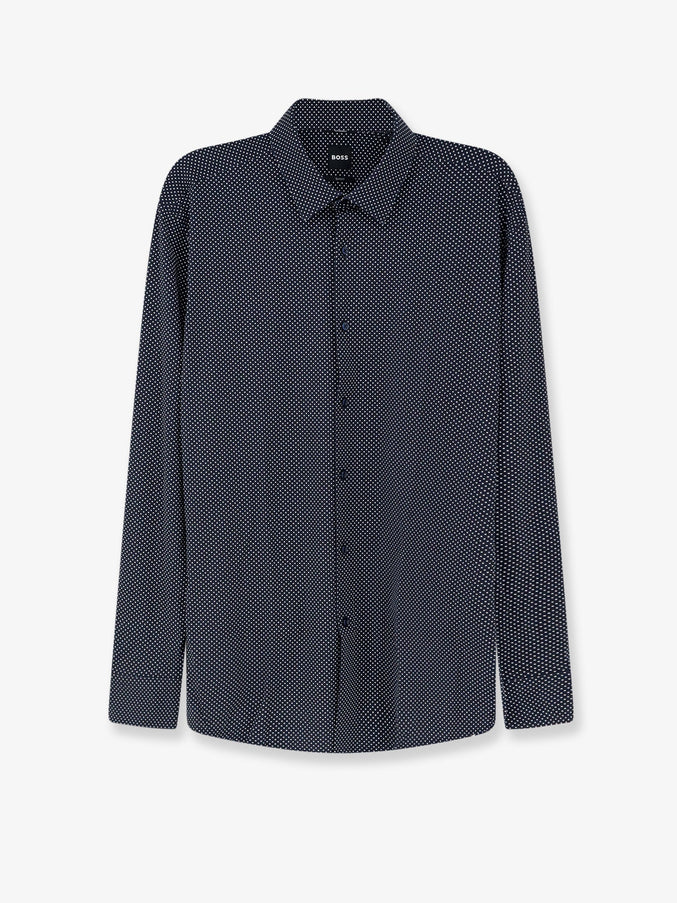 Boss Hank Jersey Shirt Blu Scuro