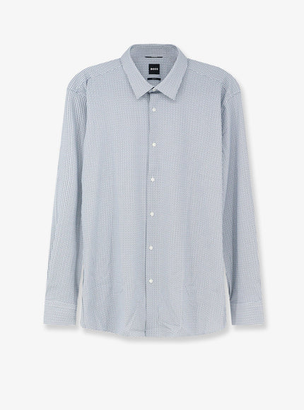 Boss Hank Jersey Shirt Blu A Motivi