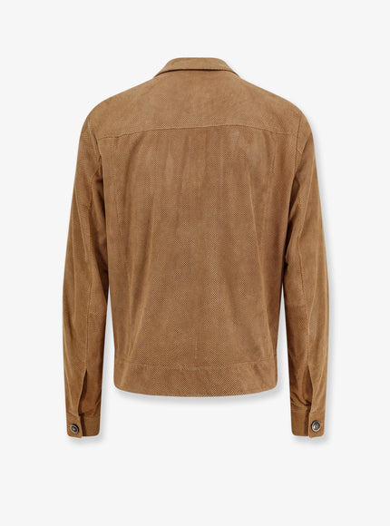 Boss Merfo Perforated Suede Jacket
