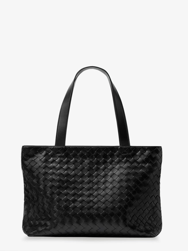 Bottega Veneta Leather Shoulder Bag With Intrecciato Motif