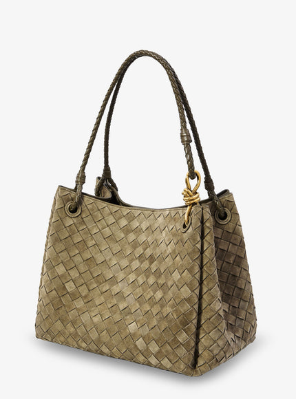 Bottega Veneta Parachute Large Suede Shoulder Bag