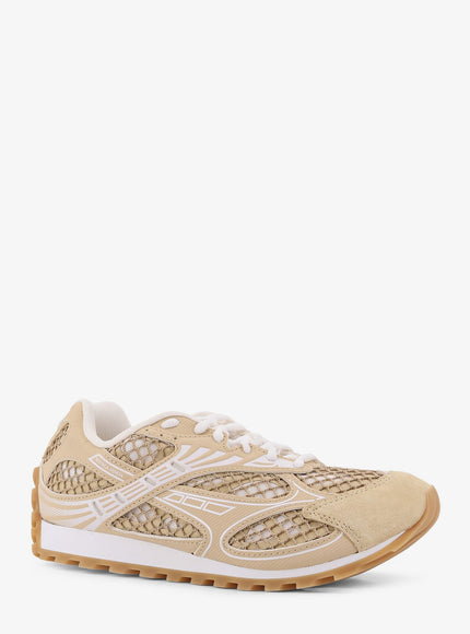 Bottega Veneta Orbit Mesh, Suede And Rubber Sneakers