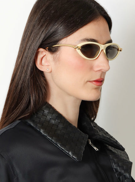 Bottega Veneta Knot Cat-Eye Sunglasses