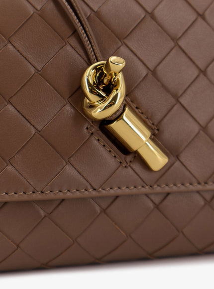 Bottega Veneta Andiamo Crossbody Bag With Intrecciato Pattern