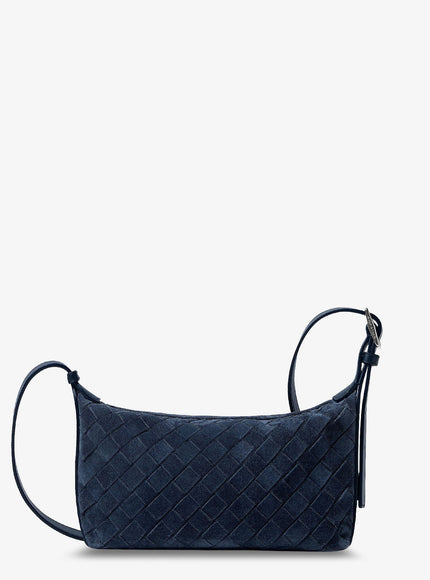 Bottega Veneta Traveler Suede Shoulder Bag
