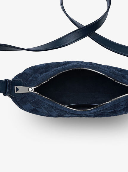Bottega Veneta Traveler Suede Shoulder Bag
