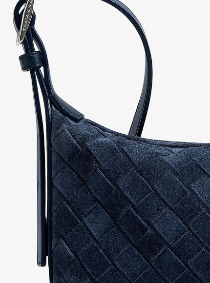 Bottega Veneta Traveler Suede Shoulder Bag