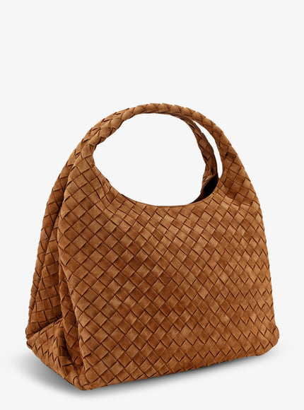 Bottega Veneta Campana Large Suede Shoulder Bag