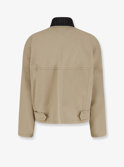 Bottega Veneta Cotton Jacket With Intrecciato Detail
