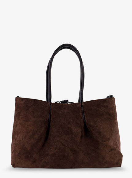 Bottega Veneta Pinacoteca Leather Handbag With Intrecciato Motif