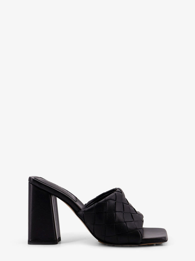 Bottega Veneta Parco Letaher Sandals Black