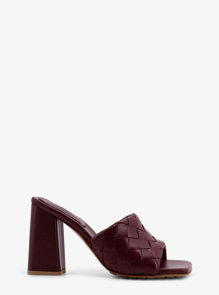 Bottega Veneta Parco Letaher Sandals Barolo
