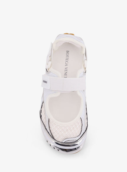 Bottega Veneta Technical Fabric And Mesh Mary-Jane Sneakers