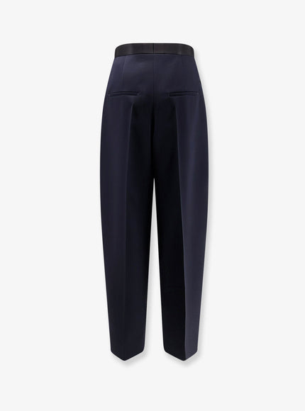 Bottega Veneta Wool Trousers With Satin Waistband