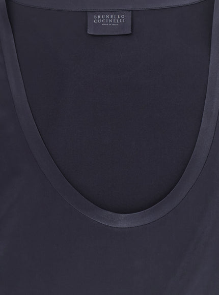 Brunello Cucinelli Stretch Silk Top