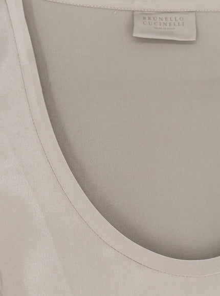 Brunello Cucinelli Stretch Silk Top