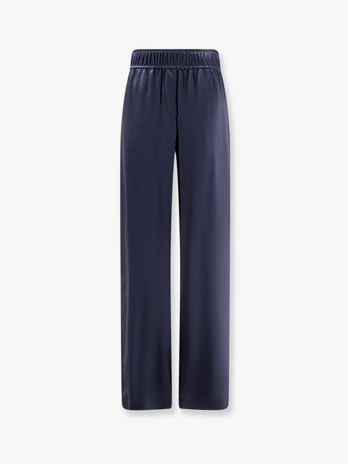 Brunello Cucinelli Silk Trousers Night Sky