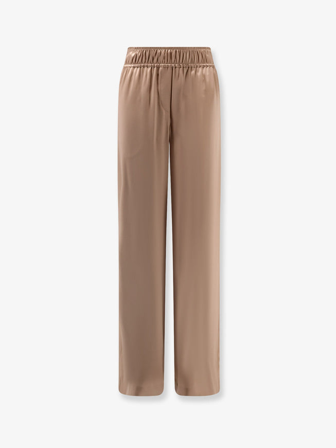 Brunello Cucinelli Silk Trousers Pralines