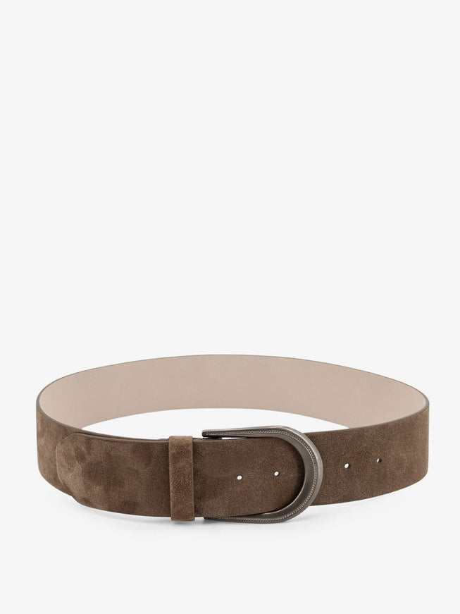 Brunello Cucinelli Suede Belt Torba