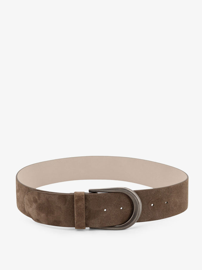 Brunello Cucinelli Suede Belt Torba