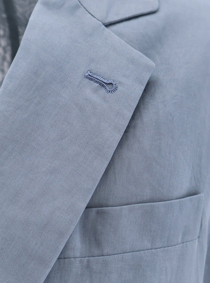 Brunello Cucinelli Deconstructed Cotton Blazer