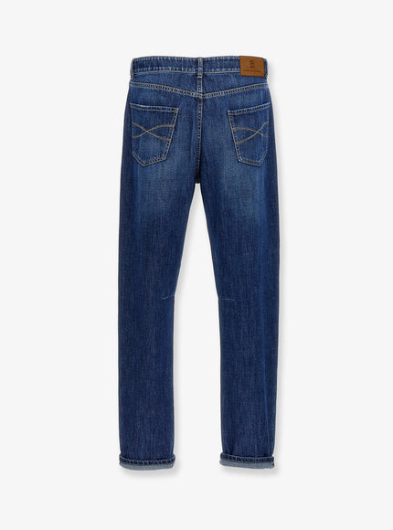 Brunello Cucinelli Leisure Fit Cotton Jeans