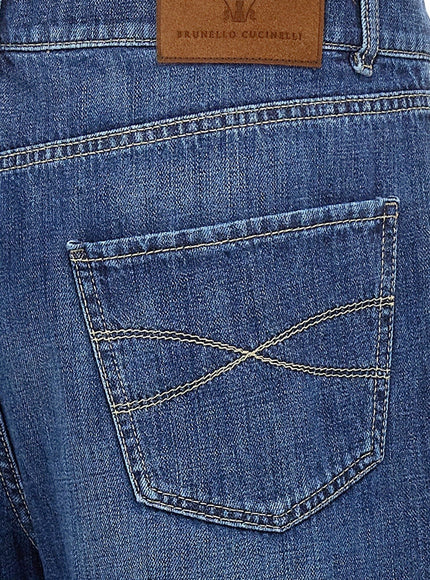 Brunello Cucinelli Leisure Fit Cotton Jeans