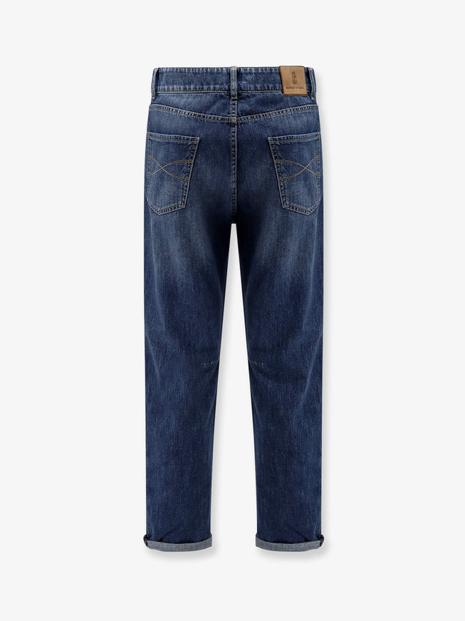 Brunello Cucinelli Leisure Fit Cotton Jeans