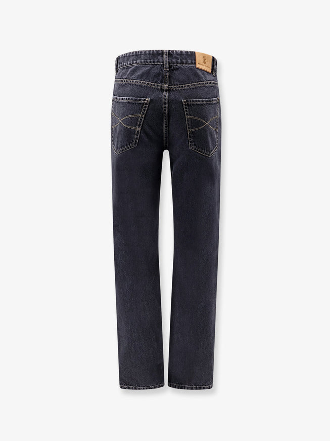 Brunello Cucinelli Traditional Fit Cotton Jeans