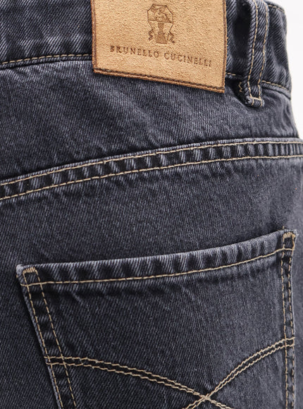 Brunello Cucinelli Traditional Fit Cotton Jeans
