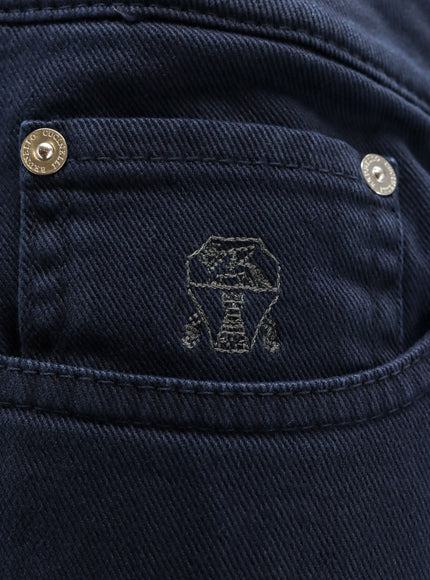 Brunello Cucinelli Traditional Fit Cotton Trousers