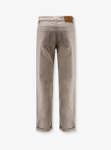Brunello Cucinelli Traditional Fit Cotton Trousers