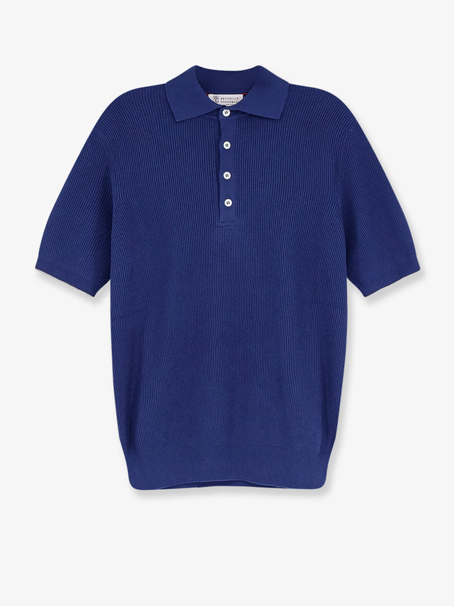 Brunello Cucinelli Cotton Polo Shirt Aviogrigiochiaro