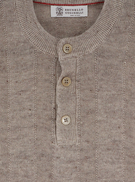 Brunello Cucinelli Linen And Cotton Blend Sweater
