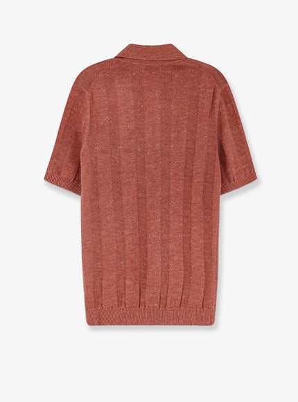 Brunello Cucinelli Linen And Cotton Blend Polo Shirt