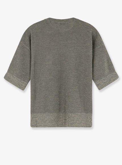 Brunello Cucinelli Linen Blend Sweater With Lurex Effect