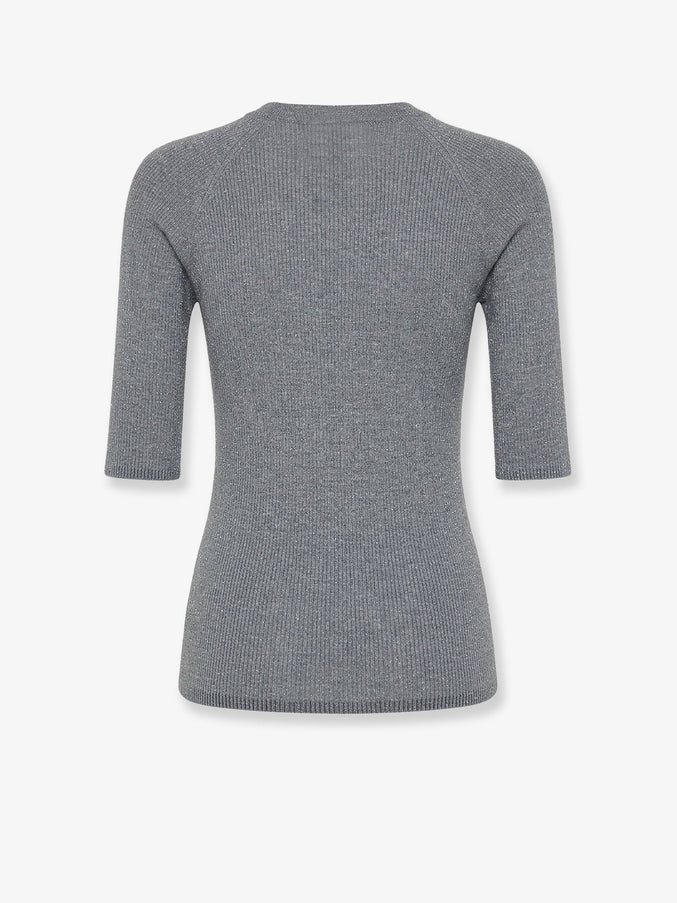 Brunello Cucinelli Cashmere And Viscose Blend Lurex Sweater