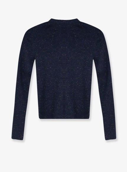 Brunello Cucinelli Cashmere And Viscose Blend Cardigan With Lurex Motif
