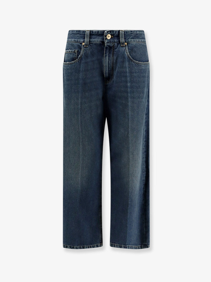 Brunello Cucinelli The Contemporary Square Jeans Bluedenim