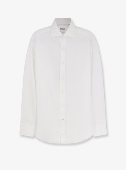 Brunello Cucinelli Cotton Shirt M Bianco