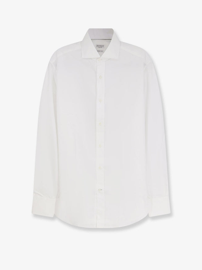 Brunello Cucinelli Cotton Shirt M Bianco