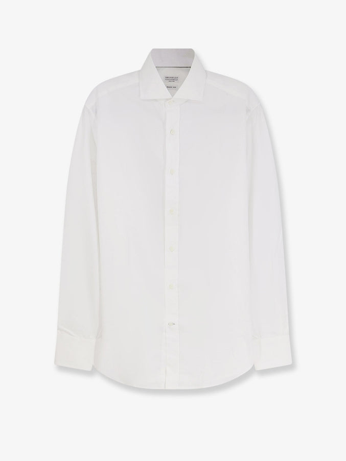 Brunello Cucinelli Cotton Shirt M Bianco