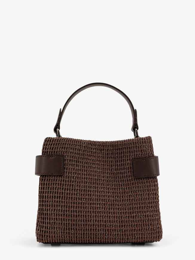 Brunello Cucinelli Essence Riding Leather Crossbody Bag Uni Testadimoro