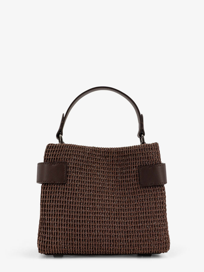 Brunello Cucinelli Essence Riding Leather Crossbody Bag Uni Testadimoro
